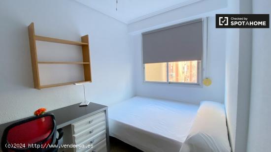 Moderna habitación en alquiler en apartamento de 6 dormitorios, Algirós - VALENCIA