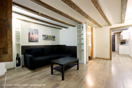  Apartamento de 1 dormitorio en alquiler en Ciutat Vella - BARCELONA 