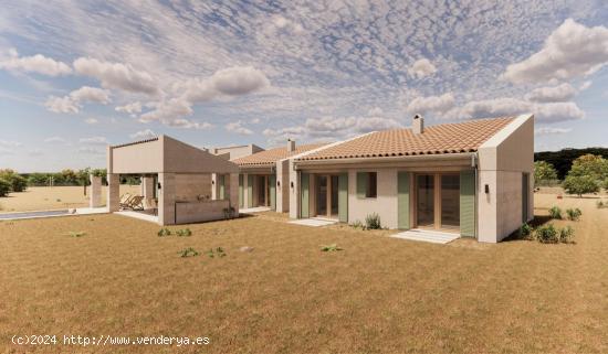 Terreno con licencia de obras y proyecto de vivienda y piscina en Pina, Algaida - BALEARES