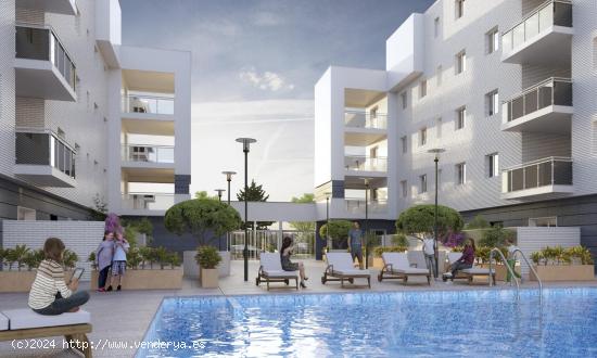 NUEVA PROMOCIÓN EN CIUDAD JARDÍN, PISO DE 2 DORMITORIOS CON PATIO ¡EN RESIDENCIAL CON PISCINA! - 