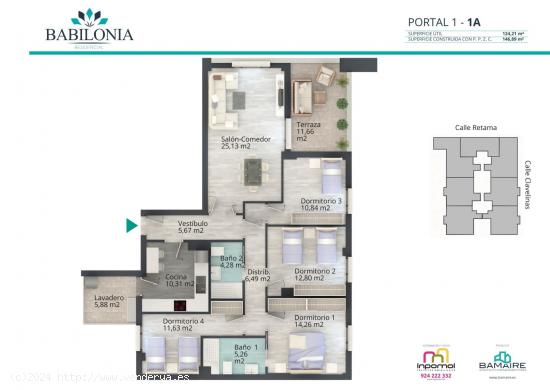  NUEVA PROMOCIÓN EN CIUDAD JARDÍN, PISO DE 4 DORMITORIOS CON TERRAZA ¡EN RESIDENCIAL BABILONIA! -  