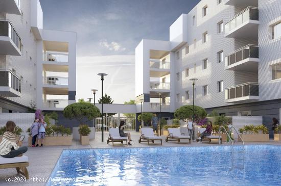 NUEVA PROMOCIÓN EN CIUDAD JARDÍN, PISO DE 4 DORMITORIOS CON TERRAZA ¡EN RESIDENCIAL CON PISCINA -