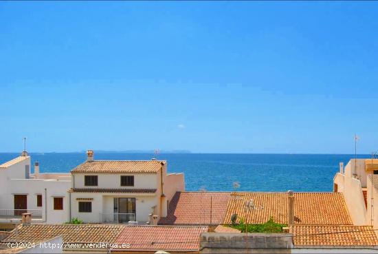 Gran casa de pueblo en 2ª línea con vistas al mar en Sa Rapita - BALEARES