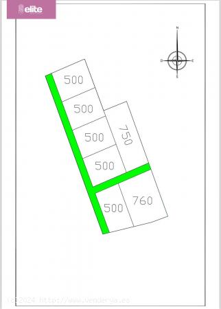 ESTUPENDA PARCELA  DE 760 M2 EN COLONIA DE CAULINA!! - CADIZ