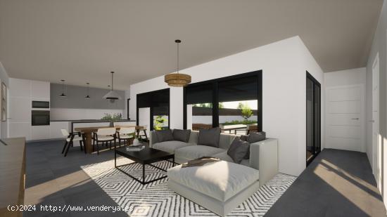 VILLA MODERNA DE NUEVA CONSTRUCCIÓN CON 3 DORM. Y PISCINA PRIVADA EN PINOSO - ALICANTE