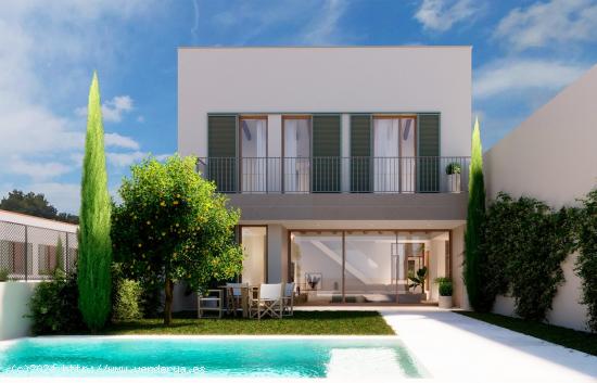 Vivienda de 145 m2., con jardín y piscina. - BALEARES