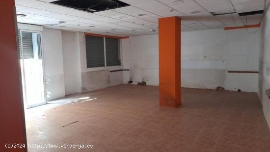 LOCAL ESTUPENDO DE 128M2 CONSTRUIDOS EN ZONA CANALETA/PRINCIPE DE ASTURIAS 135.000€ - VALENCIA