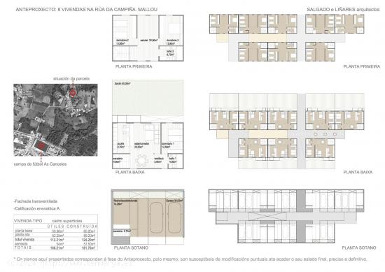 PROMOCIÓN DE CHALETS DE COOPERATIVA EN SANTIAGO - A CORUÑA