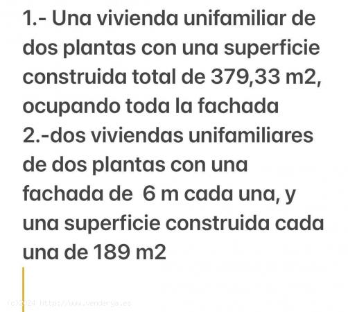 ESPECTACULAR TERRENO URBANO DE 290M2 EN EL RINCONCILLO - CADIZ