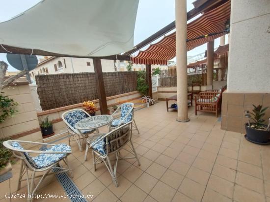 SE ALQUILA DUPLEX CON TERRAZA EN SANTA POLA ZONA TAMARIT - ALICANTE