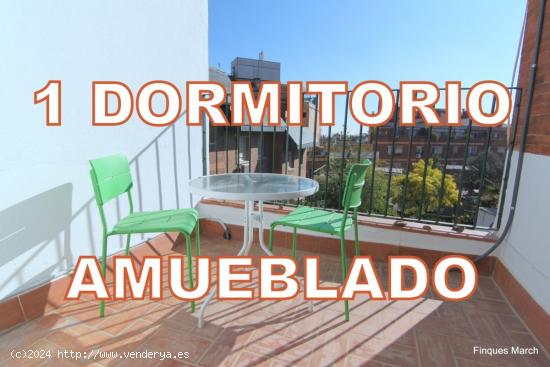  1 dormitorio, amueblado y con terraza - BARCELONA 