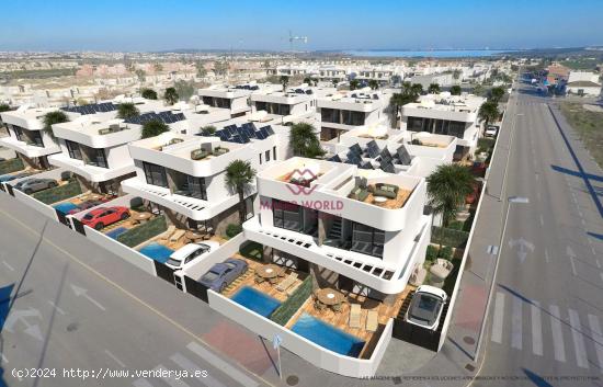 VILLAS PAREADAS DE OBRA NUEVA EN LOS MONTESINOS - ALICANTE