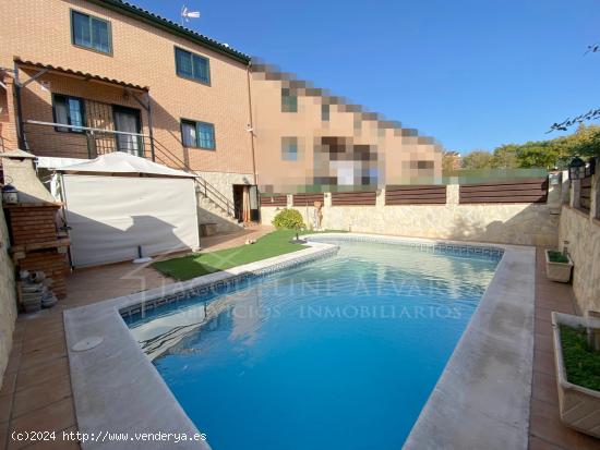 chalet adosado con piscina listo para entrar a vivir en la tranquila zona de Ugena - TOLEDO