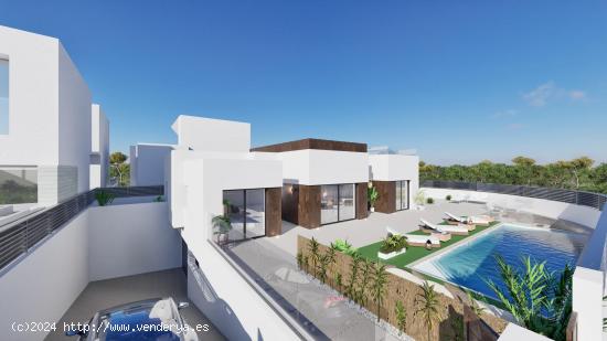 VILLA DE LUJO DE OBRA NUEVA EN EL CAMPELLO - ALICANTE