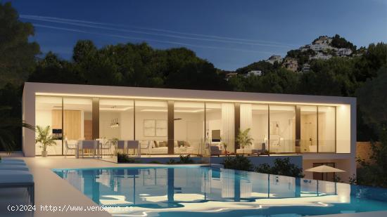 Moraira, Fantástica Villa en construcción amplia parcela - ALICANTE