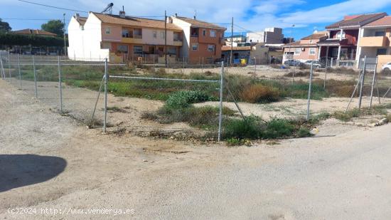 SE VENDE SOLAR URBANO EN ALGUAZAS - MURCIA