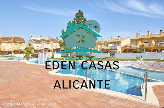 Adosado reformado, 2 dormitorios, 2 baños y piscina comunitaria en Els Poblets - ALICANTE