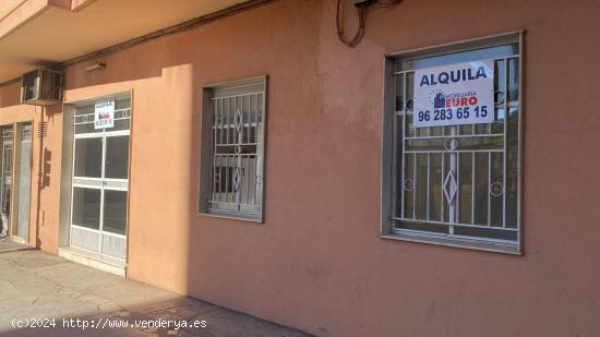 Local comercial a dos calles en Tavernes de la Valldigna. VÍA PRINCIPAL - VALENCIA