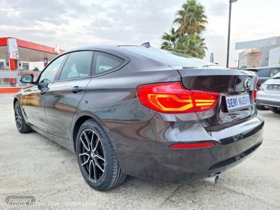 BMW Serie 3 318 d GT  Piel, LED, GPS, Camara  de 2017 con 87.000 Km por 18.500 EUR. en Granada