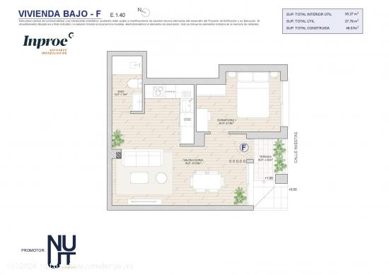 Apartamentos Exclusivos en Planta Baja “F” en el Corazón de Murcia - MURCIA