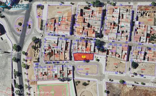  Venta de 14 Suelos Urbanos Residenciales en C/LA GARROVILLA - Mérida (Badajoz) - BADAJOZ 