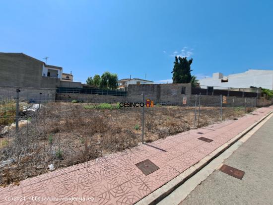 TERRENO URBANO EN ZONA TRANQUILA - VALENCIA