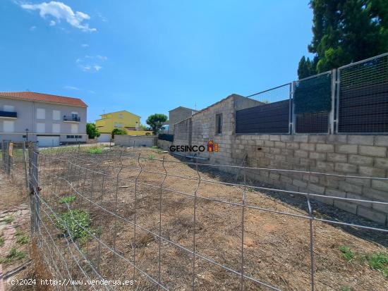 TERRENO URBANO EN ZONA TRANQUILA - VALENCIA