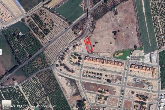 TERRENO URBANO CON 600M2 EN CALLOSA DE SEGURA (LA MONSINA) - ALICANTE