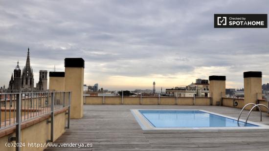 Elegante apartamento de 1 dormitorio con aire acondicionado, gimnasio y acceso a la piscina en la az