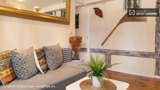 Elegante apartamento de 1 dormitorio en alquiler en Malasaña - MADRID