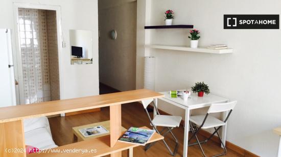 Piso luminoso estudio con CA para alquiler en Malasaña, junto a la Plaza del 2 de Mayo - MADRID