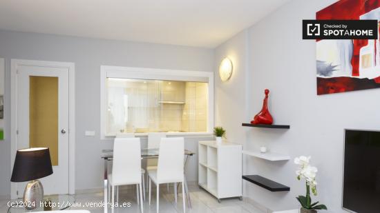 Amplio apartamento de 1 dormitorio con balcón en alquiler en Chamartín - MADRID