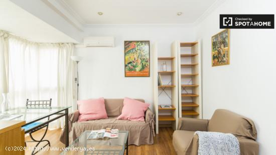 Soleado apartamento de 1 dormitorio en alquiler en Salamanca, Madrid - MADRID