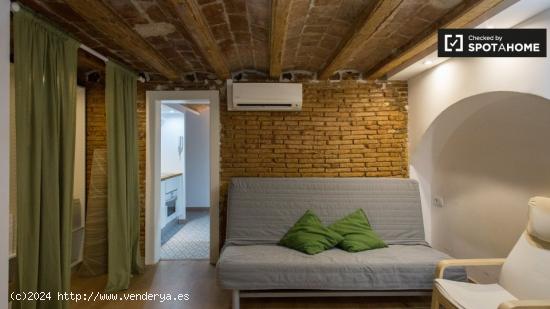 Precioso apartamento estudio en alquiler en El Raval - BARCELONA