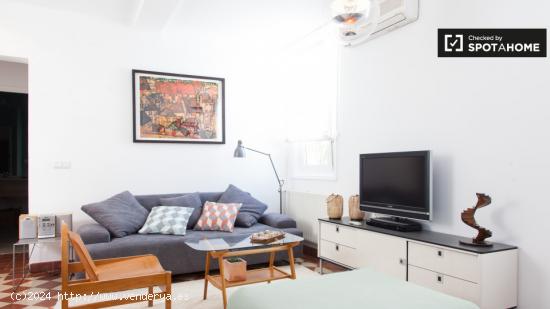 Apartamento luminoso y moderno de 1 dormitorio con aire acondicionado en alquiler en Malasaña - MAD