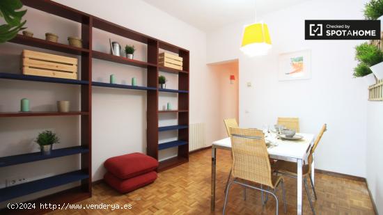 Amplio y luminoso apartamento de 3 dormitorios con patio interior en alquiler en Chamartín - MADRID