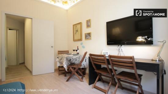 Precioso apartamento de 1 dormitorio en alquiler en Eixample Esquerra cerca de la estación de metro