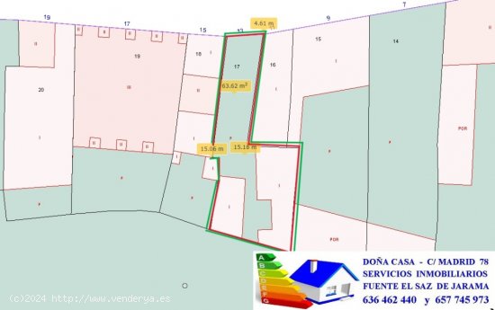 Solar urbano en Venta en Valdetorres De Jarama Madrid