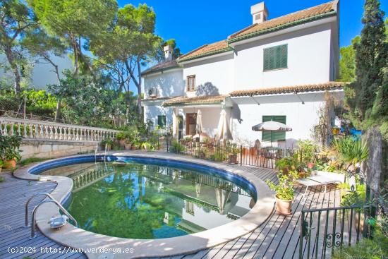 VILLA FAMILIAR EN SANTA PONSA CON VISTAS AL MAR CON ENORME POTENCIAL DE RENOVACION - BALEARES