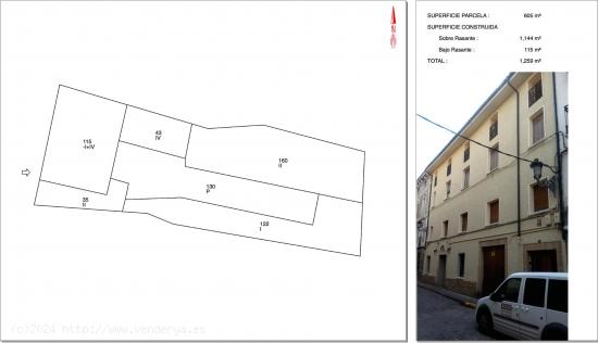 VENTA DE EDIFICIO CENTRICO EN JACA - HUESCA