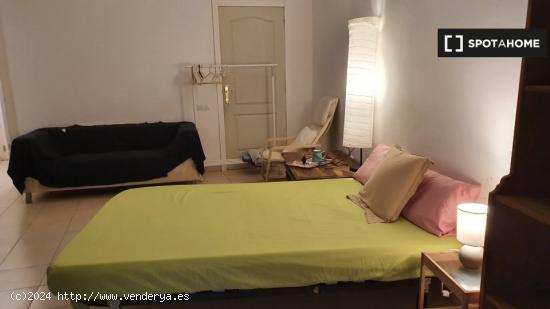 Amplia habitación en alquiler en un apartamento de 5 dormitorios cerca de La Rambla, Barcelona - BA