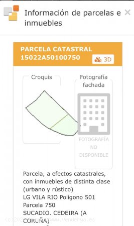 Parcela en venta en construcción en Cedeira (La Coruña)