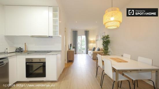 Apartamento contemporáneo de 2 dormitorios en alquiler en Gracia - BARCELONA