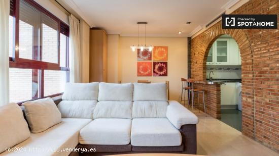 Increíble apartamento de 1 dormitorio con piscina y aire acondicionado para alquilar en el relajado