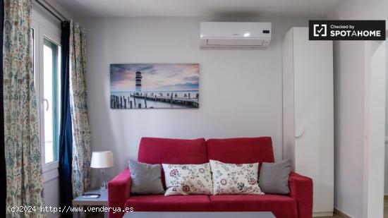 Apartamento fresco de 1 dormitorio en alquiler en Poble-sec - BARCELONA