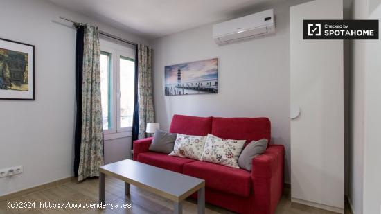 Apartamento fresco de 1 dormitorio en alquiler en Poble-sec - BARCELONA