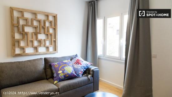 Elegante apartamento de 1 dormitorio en alquiler en Gràcia - BARCELONA