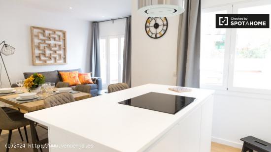 Elegante apartamento de 1 dormitorio en alquiler en Gràcia - BARCELONA