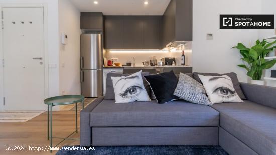 Impresionante apartamento de 1 dormitorio con piscina en la terraza en alquiler en El Raval - BARCEL