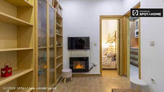 Acogedor apartamento de 1 dormitorio en alquiler en Almagro y Trafalgar - MADRID